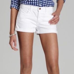 Joe’s Jeans White Rolled Shorts